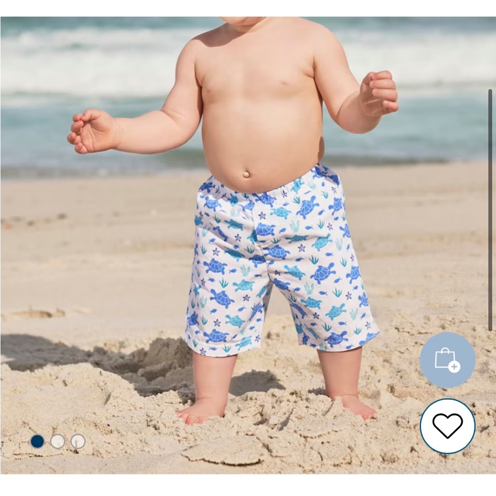 NWT Jojo Maman Bébé Turtle swimsuit 3-6 months